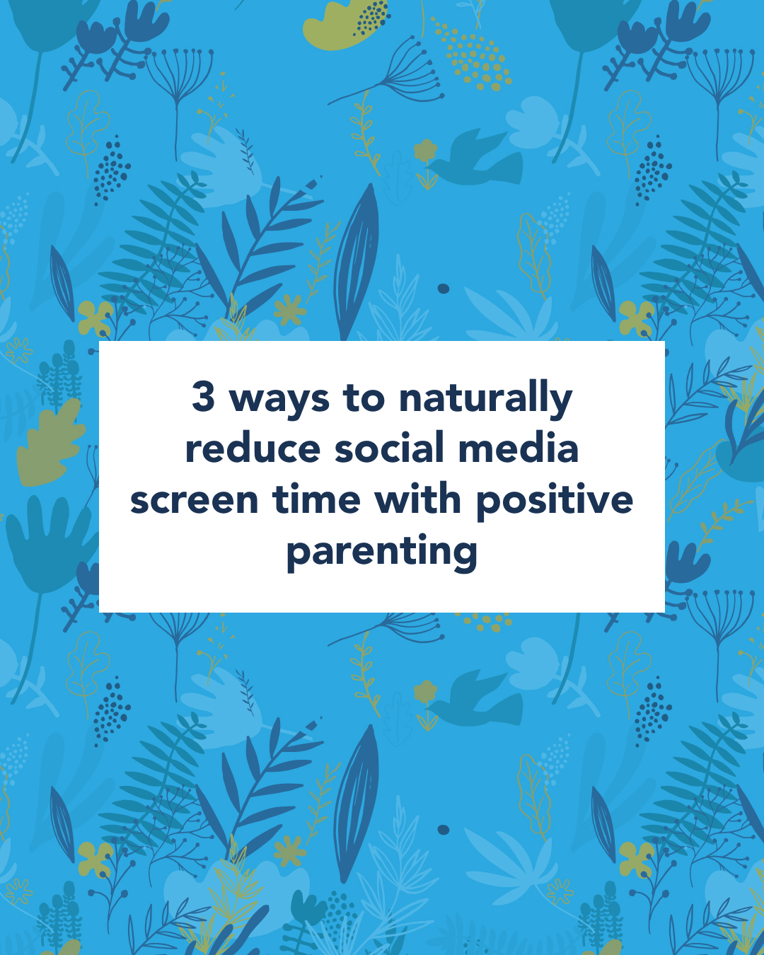 Triple P - Positive Parenting Program Facebook ad