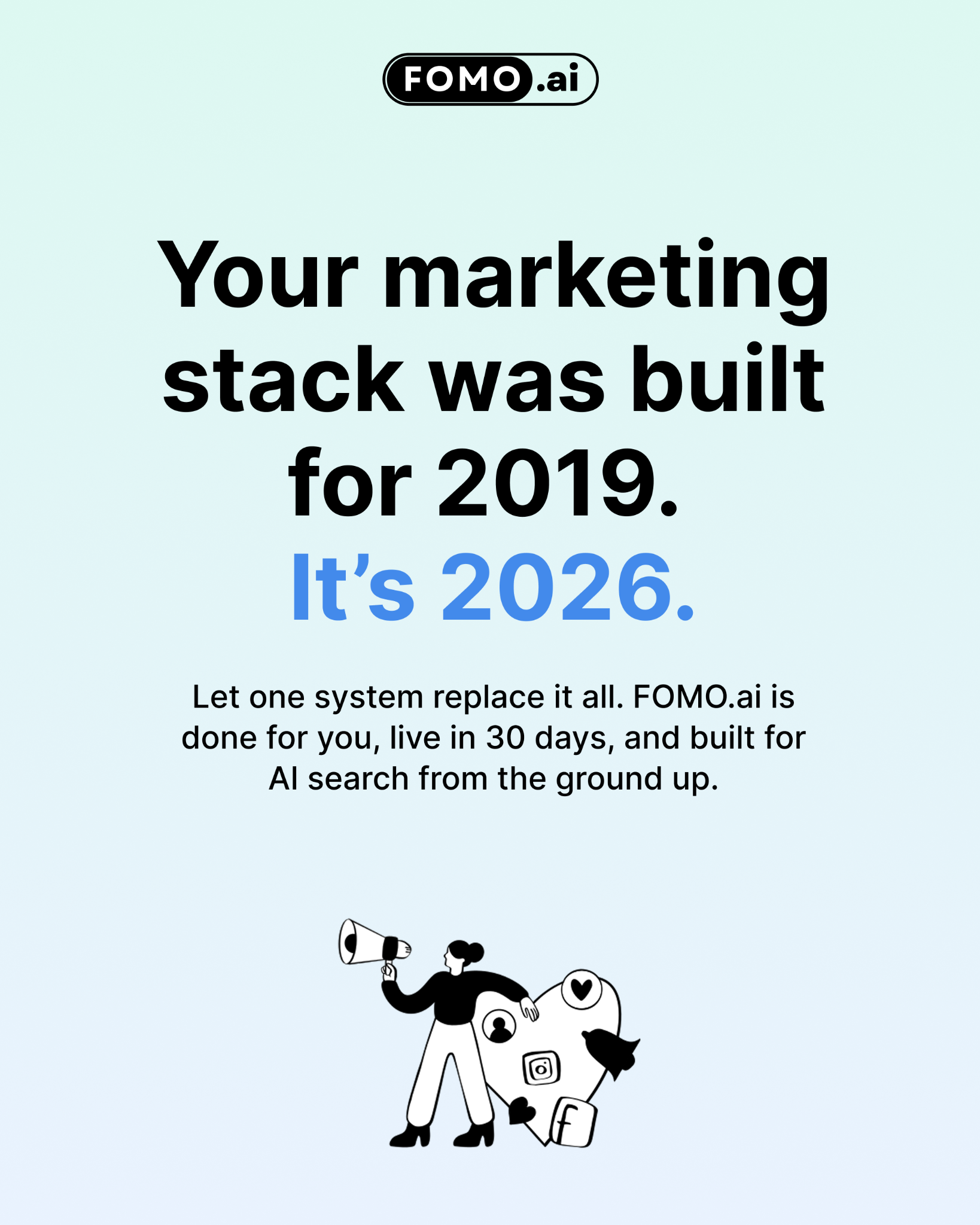 FOMO.ai Facebook ad