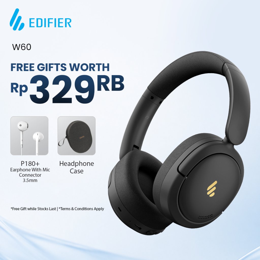 Edifier Facebook ad: Diskon Shopee dari toko Edifier Official Shop!