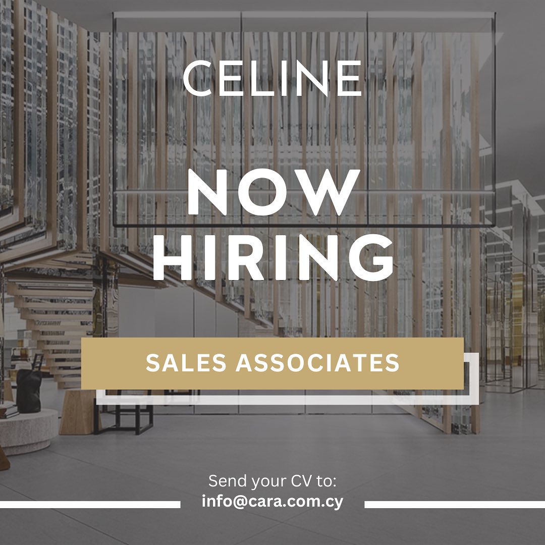 Cara Cyprus Facebook ad: Job Position: Sales Associate at CELINE Cyprus