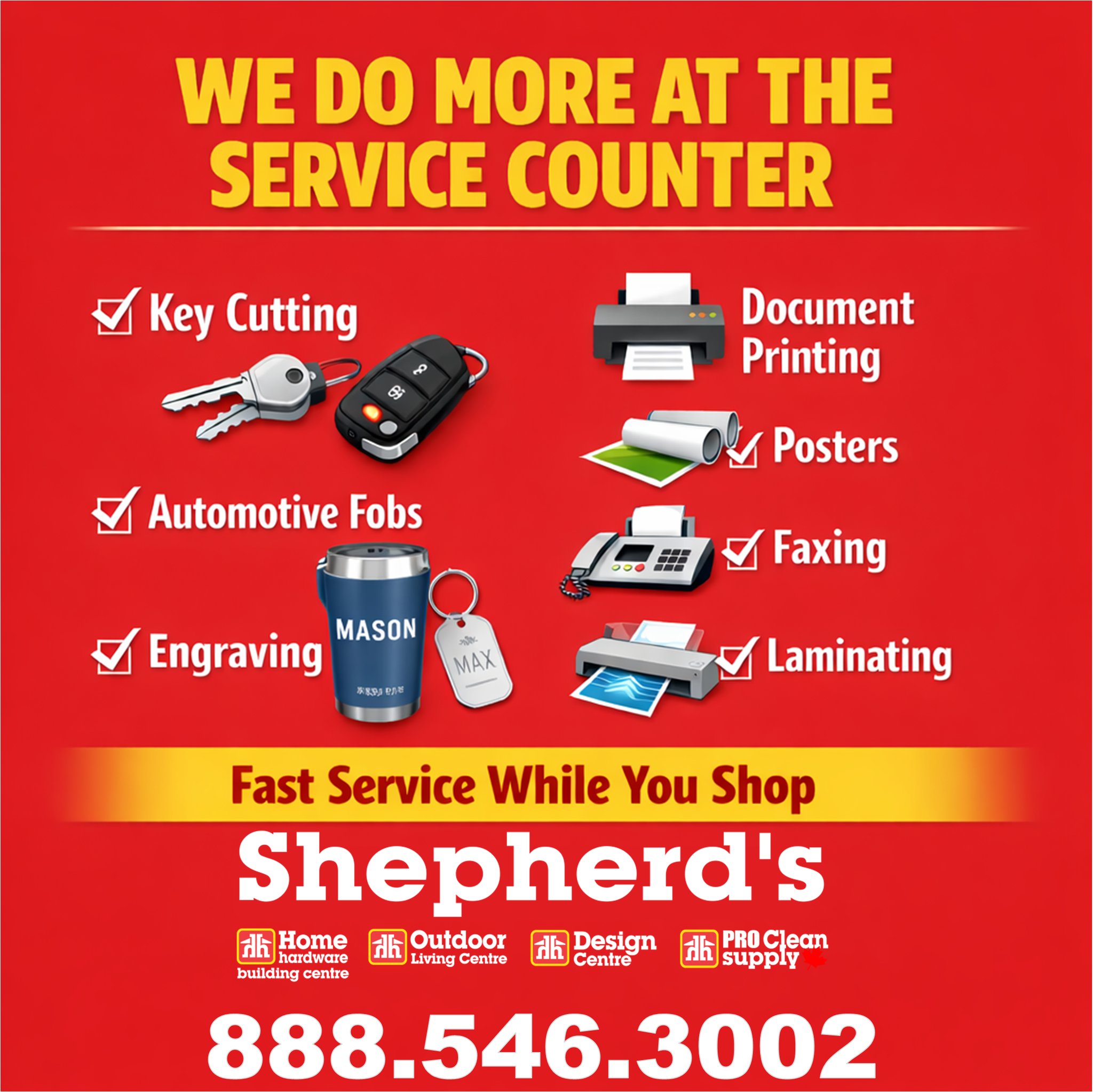 Shepherd's Hardware Ltd Facebook ad: Apparently we do a lot more than sell…