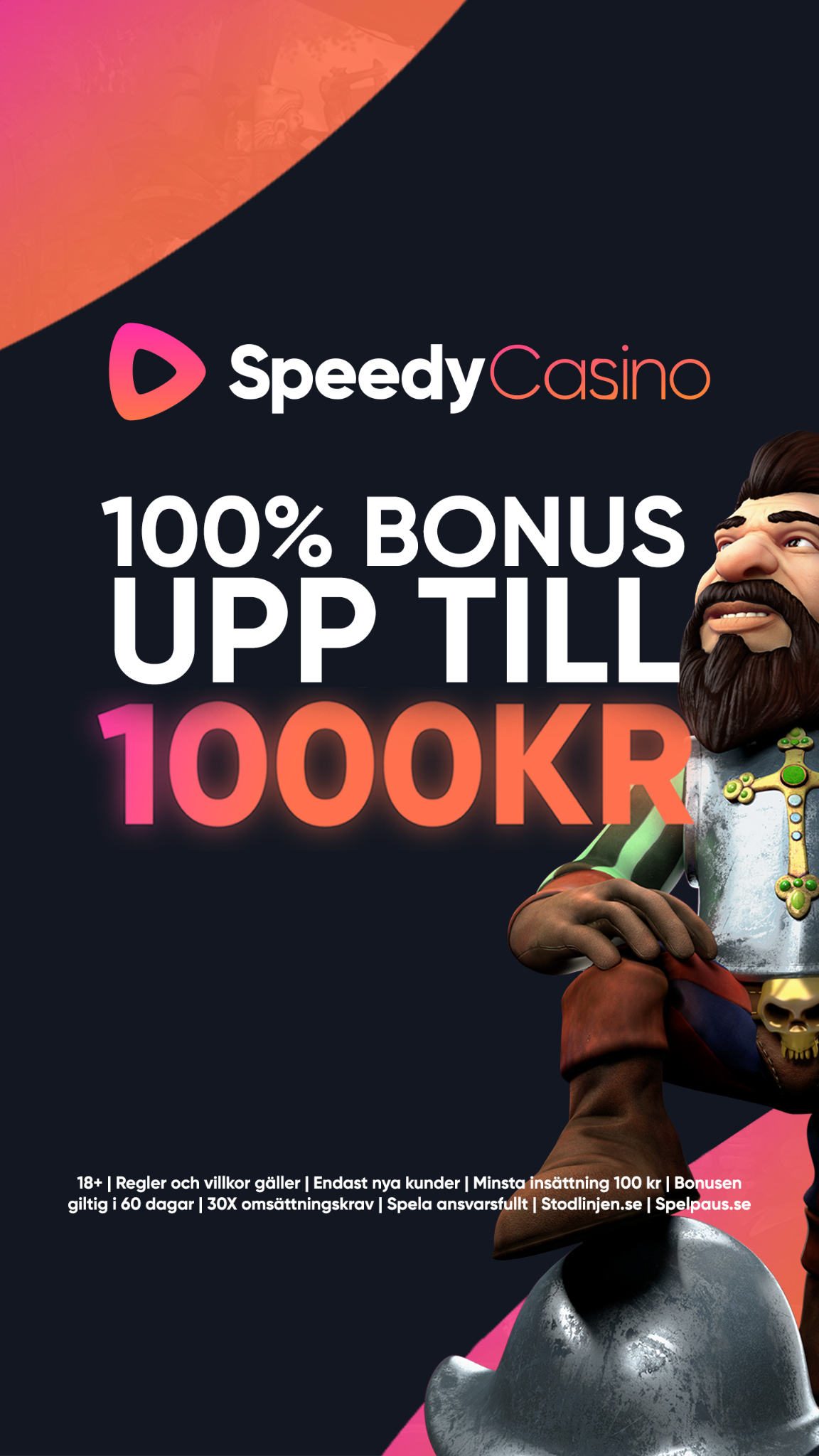 Speedy Casino Facebook ad