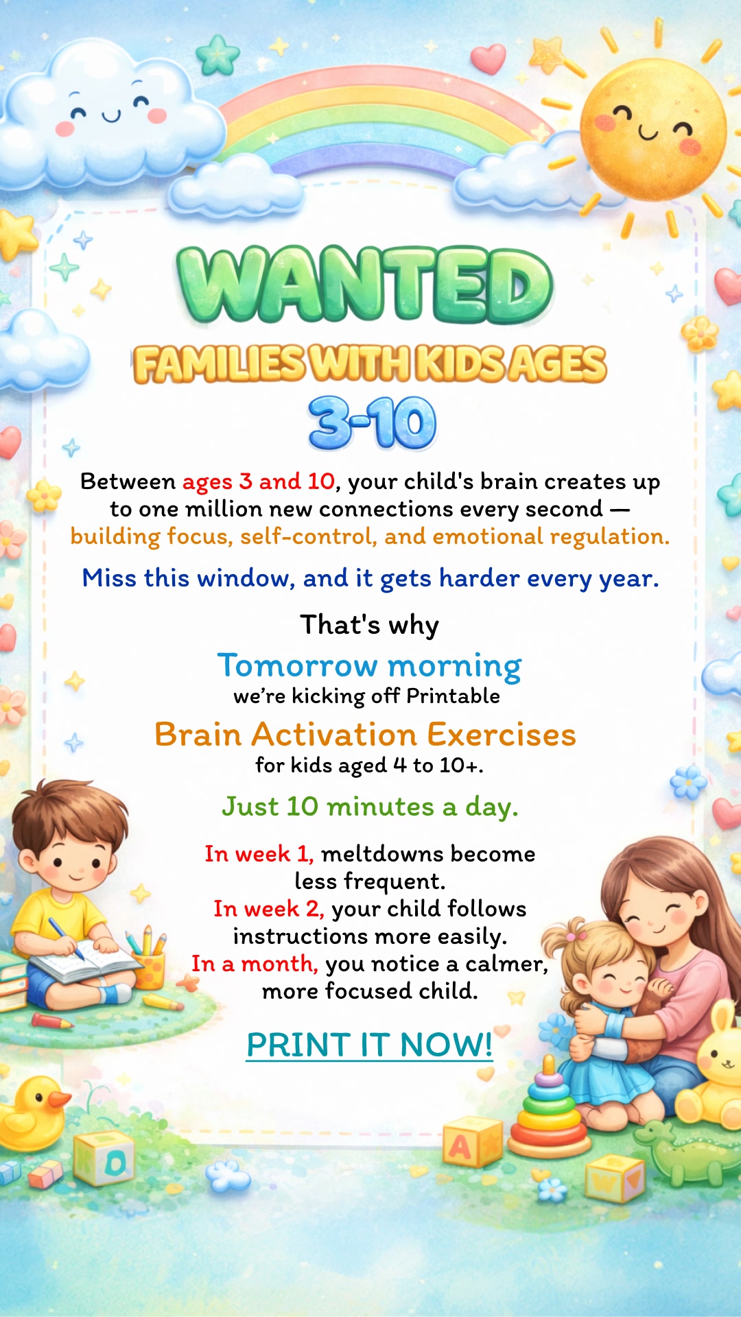 Steady Mind: Calm & Connected Kids Facebook ad