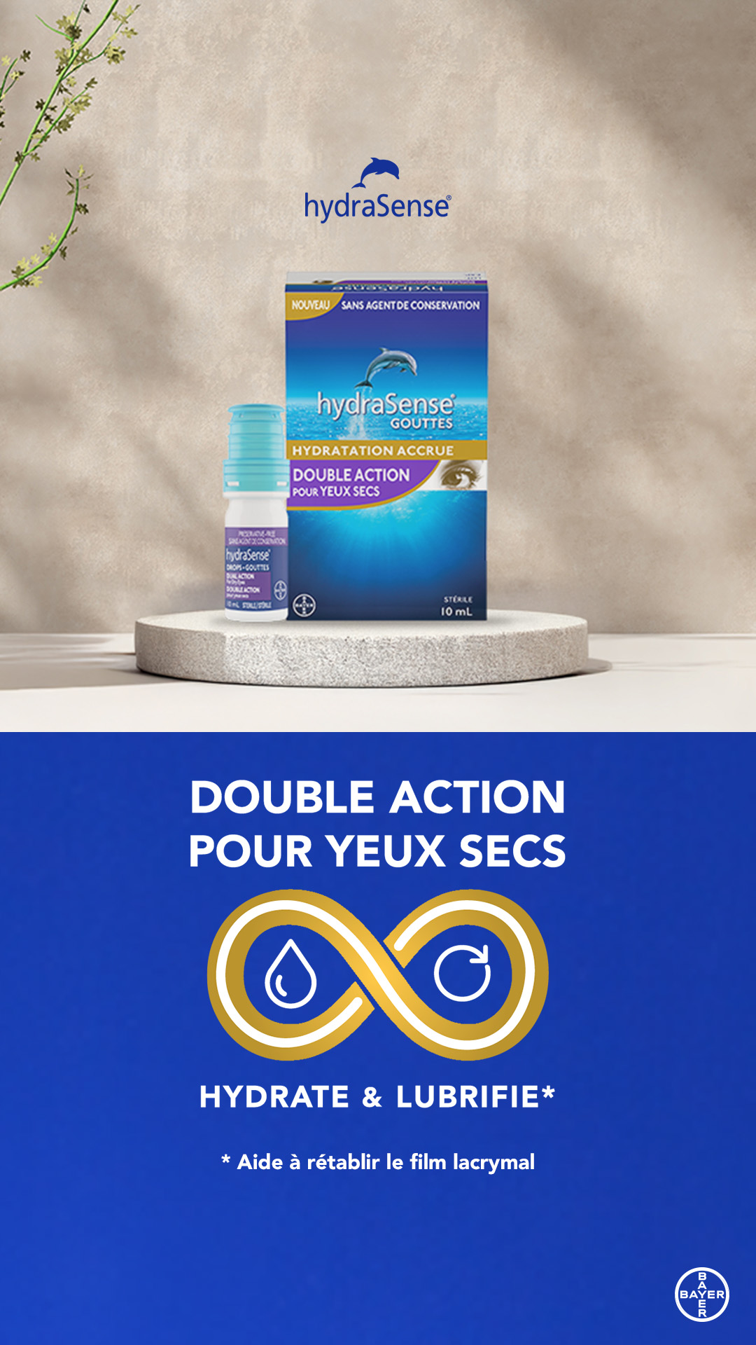 hydraSense® Facebook ad