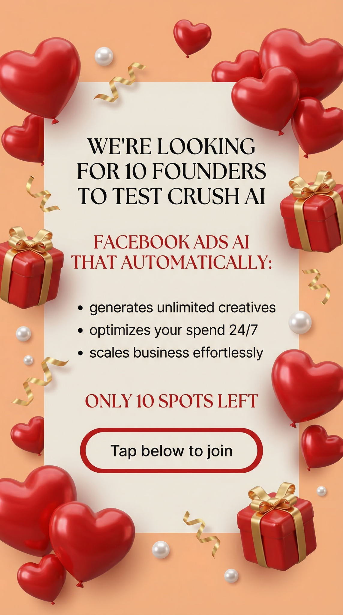 trycrush.ai Facebook ad