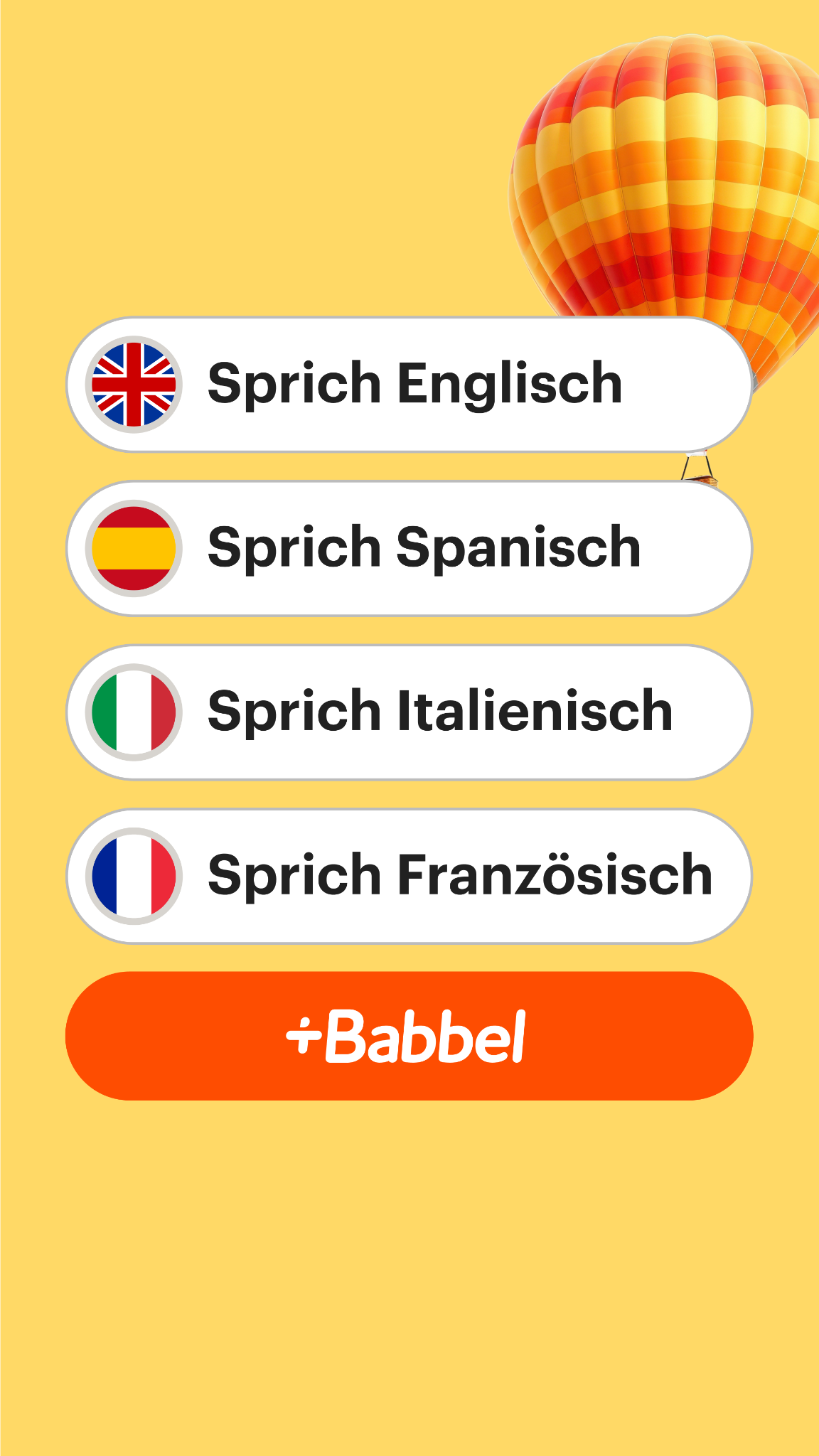 Babbel Facebook ad