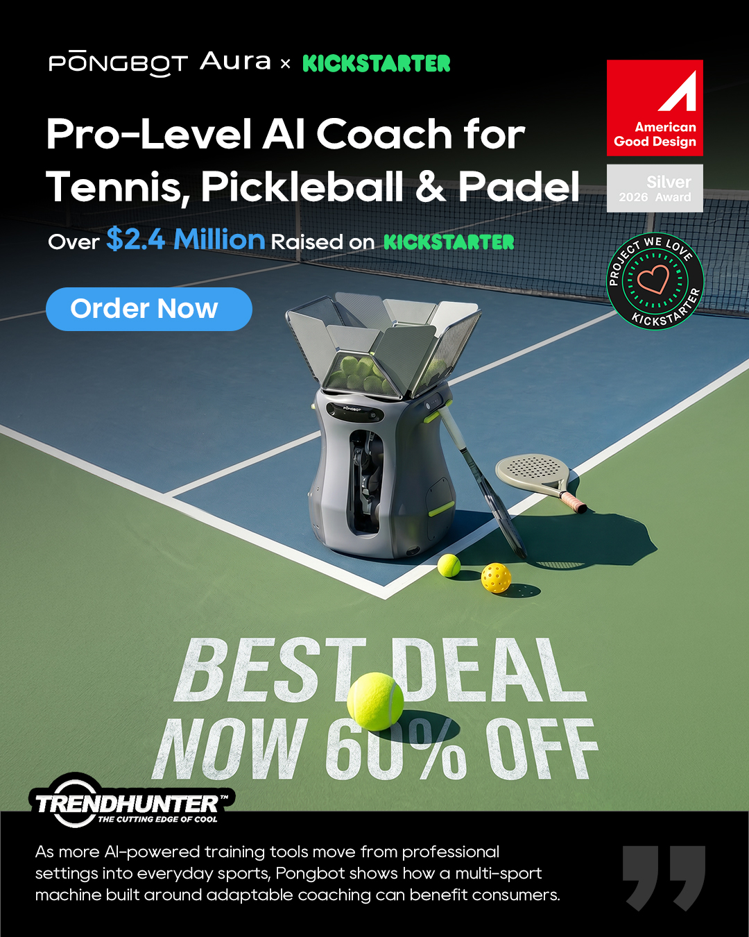 Pongbot Sports Facebook ad