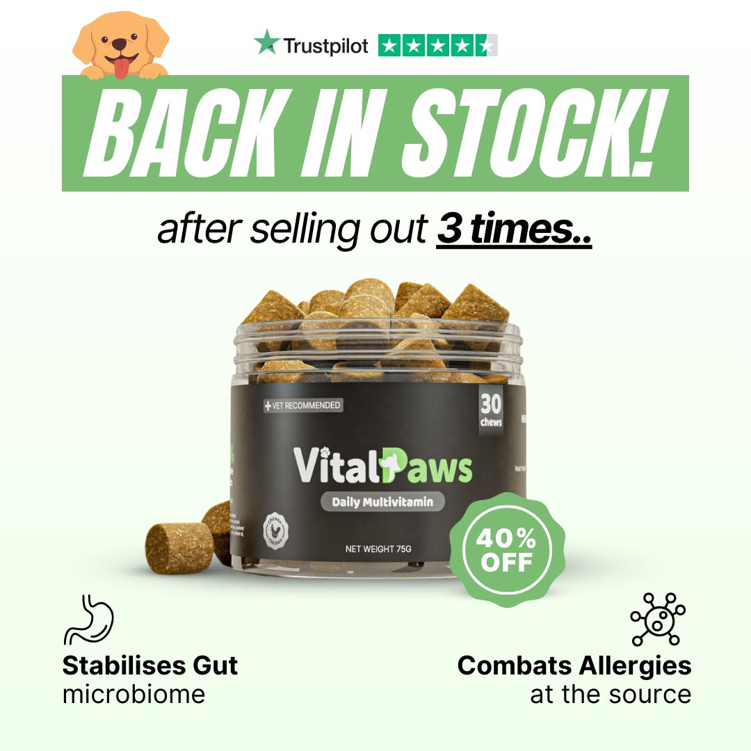 VitalPaws Facebook ad