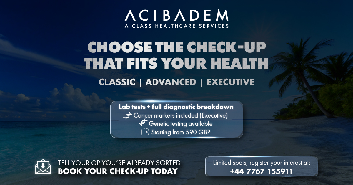 ACIBADEM Healthcare Services Facebook ad from Jun 29, 2026