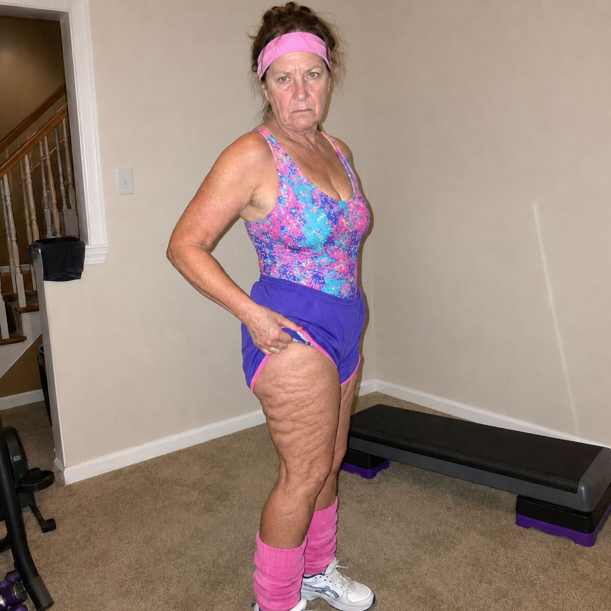 Susan Thompson Facebook ad: How Aerobics Women Are Erasing Their Cellulite
