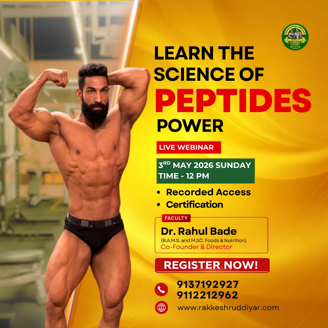 Rakkesh R Uddiyar Fitness Academy Sports N Science - India Facebook ad: As a fitness coach, trainer or bodybuilder, your…