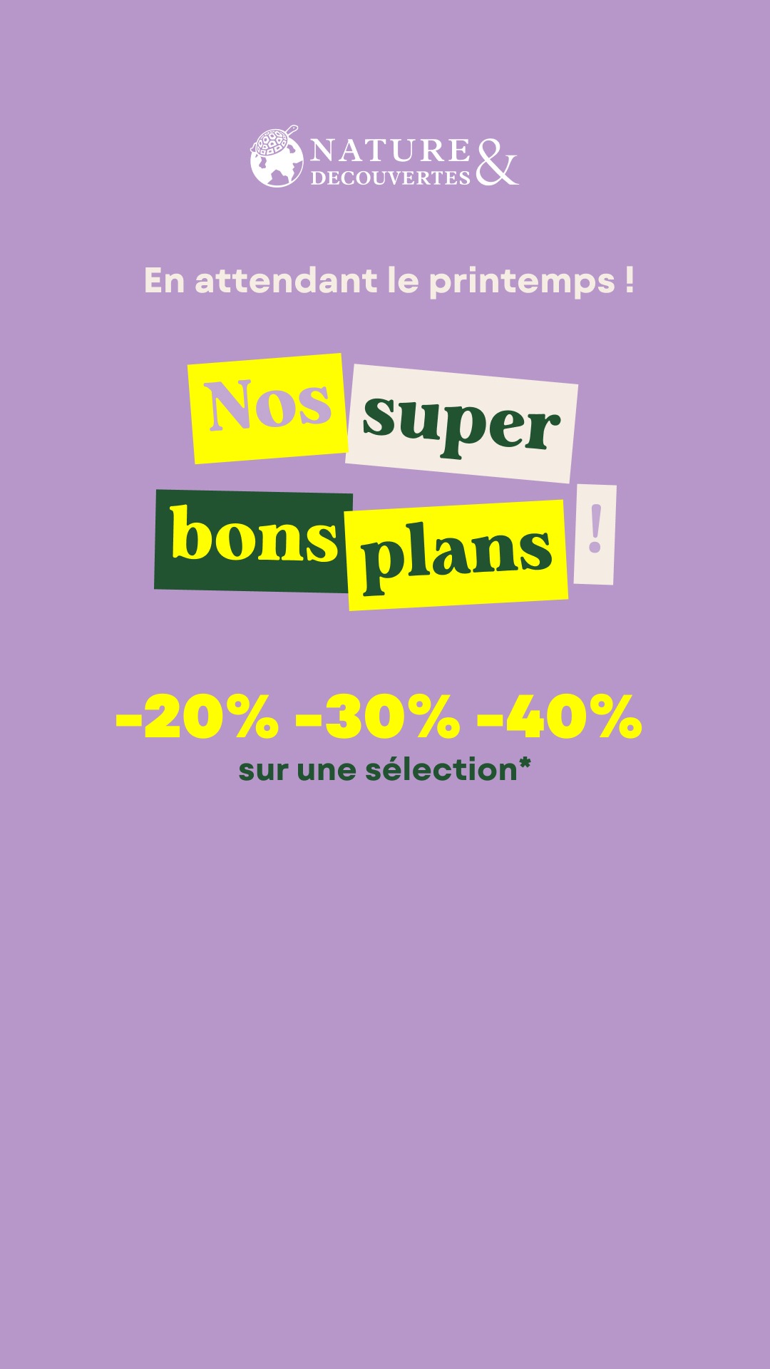 Nature et Découvertes Facebook ad