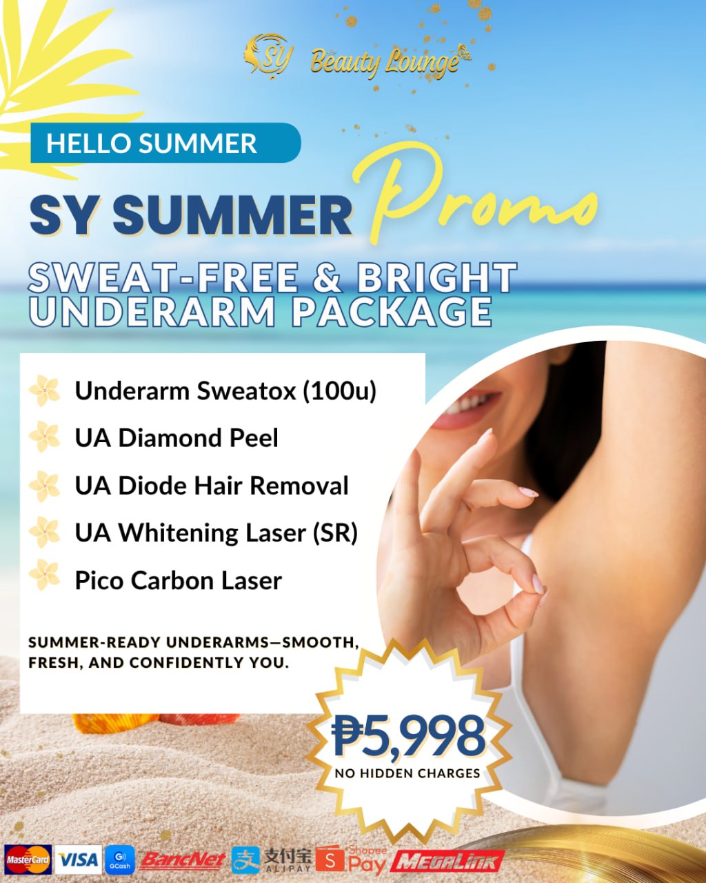 SY Beauty Lounge Magalang Branch Facebook ad