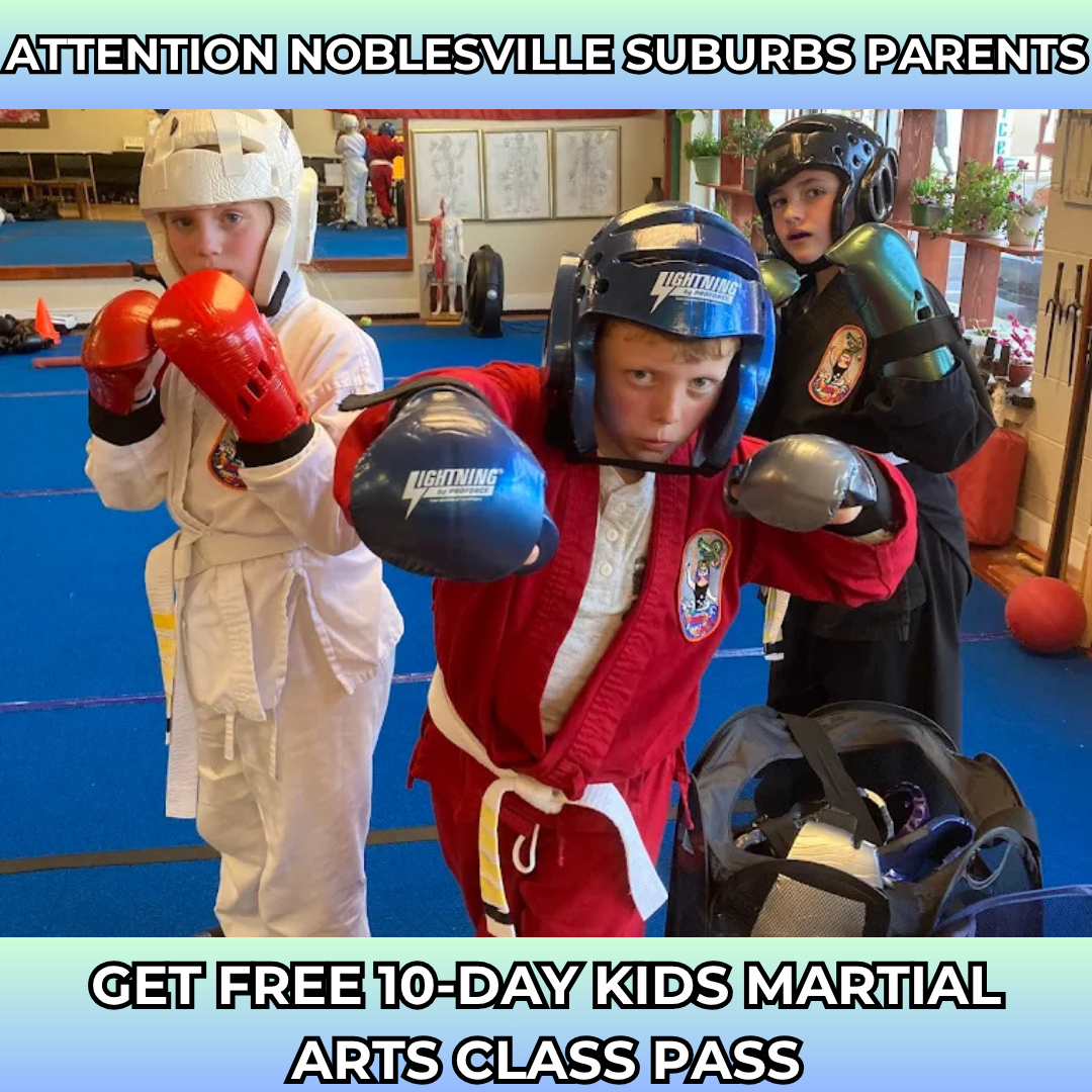American Blackbelt Martial Arts Facebook ad: Want a FREE 10-Day, Kids Martial Arts Class Pass?