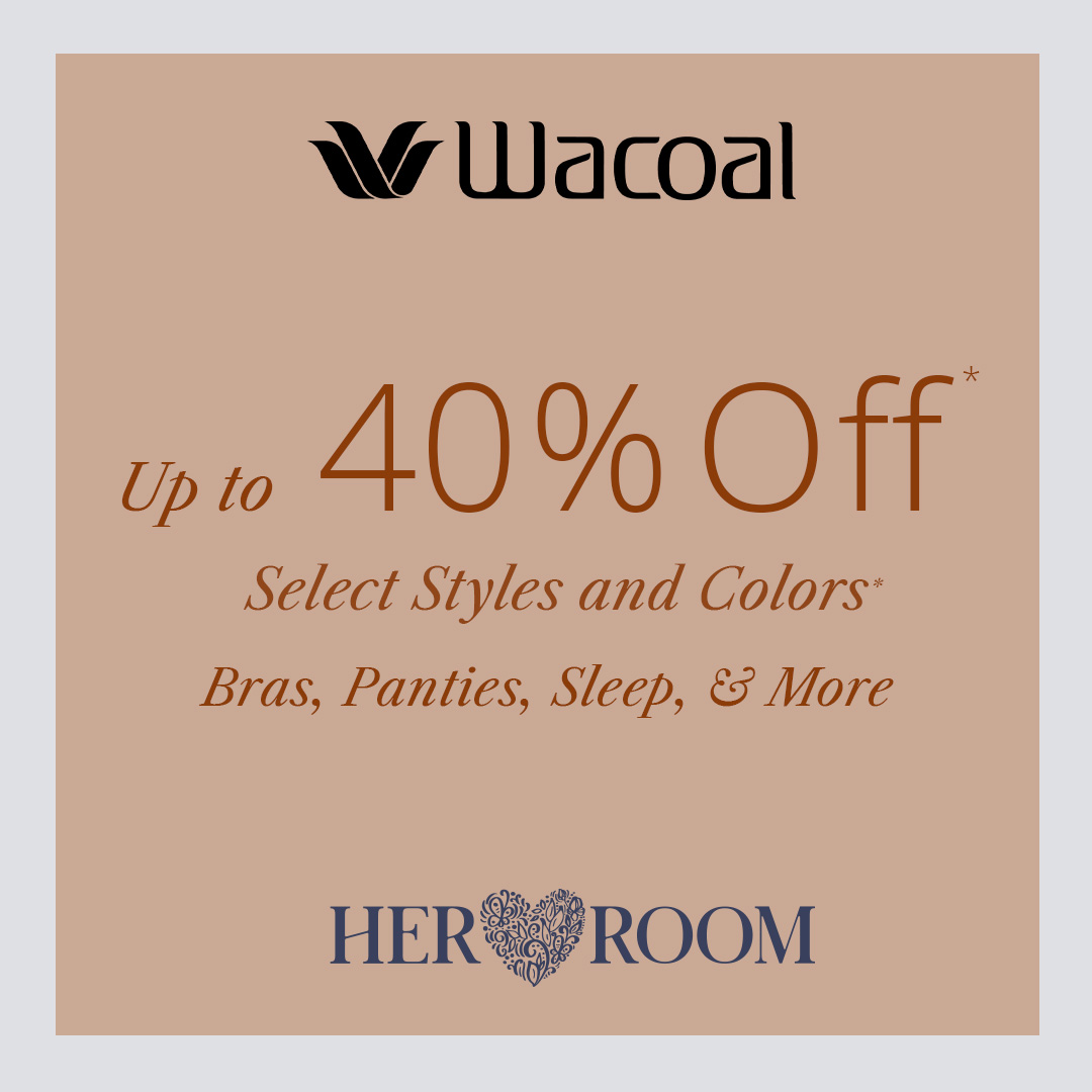 HerRoom Facebook ad: UP TO 40% OFF