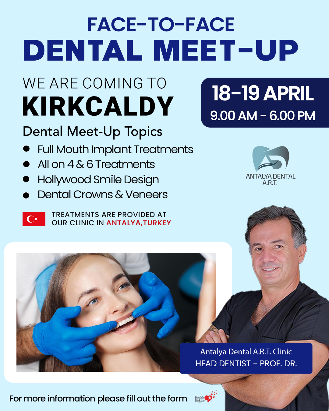 Antalya Dental ART Facebook ad from Mar 28, 2026