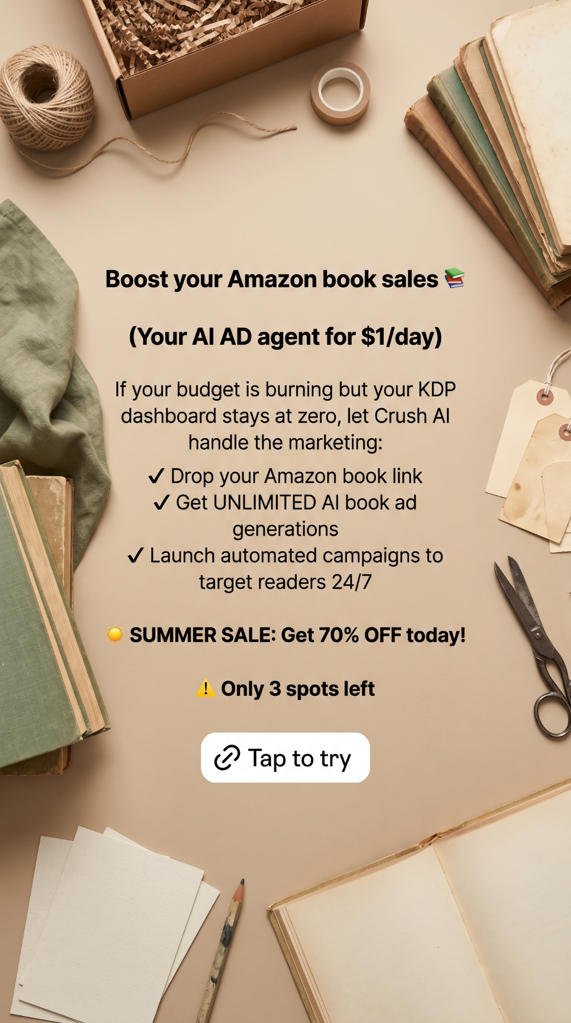 trycrush.ai Facebook ad