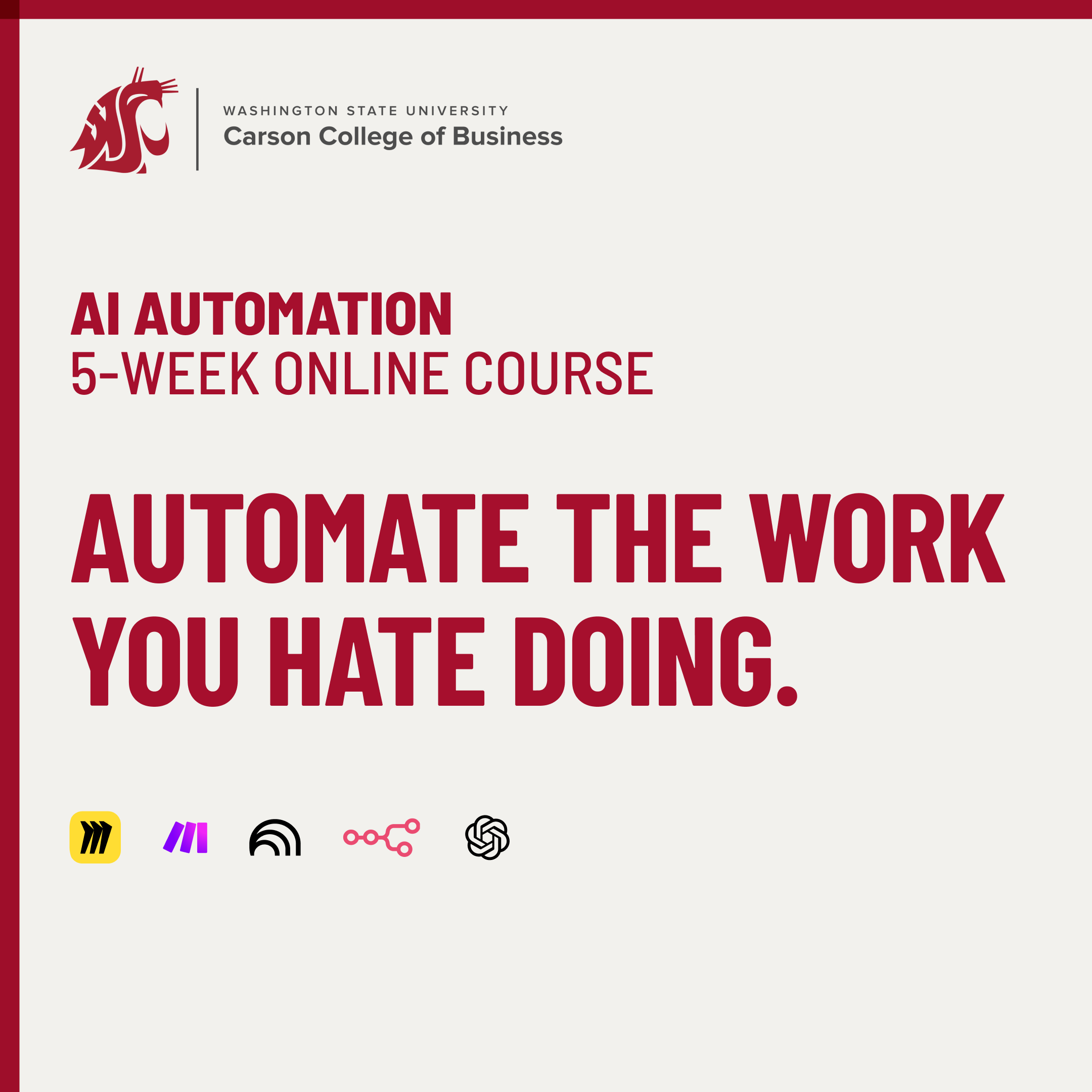WSU Carson College of Business Facebook ad