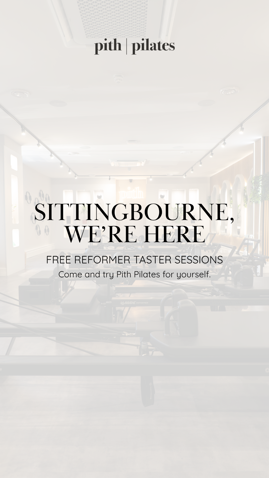 Pith Pilates Studio Facebook ad: Welcome To Pith Pilates • Sittingbourne