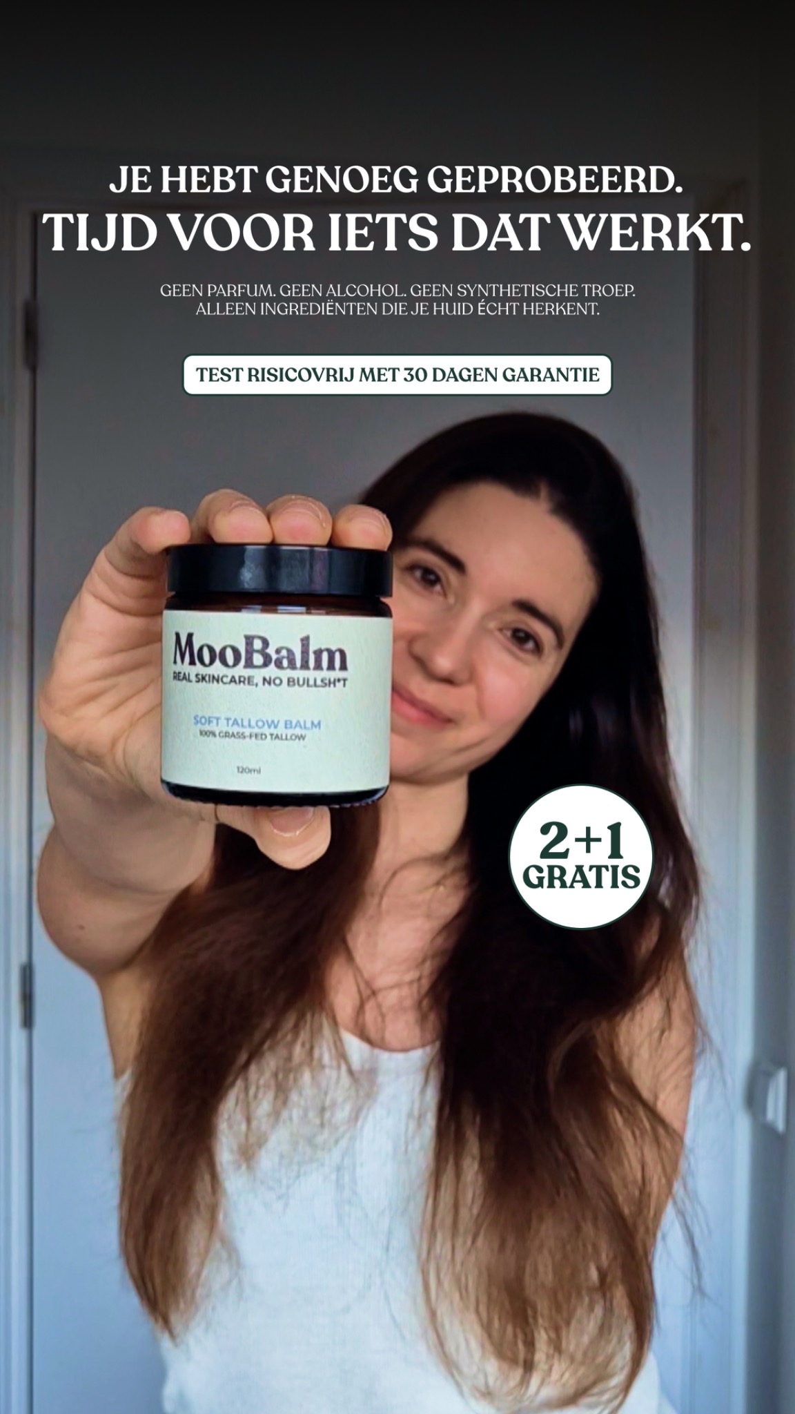 MooBalm Facebook ad: 60.000+ balms verkocht