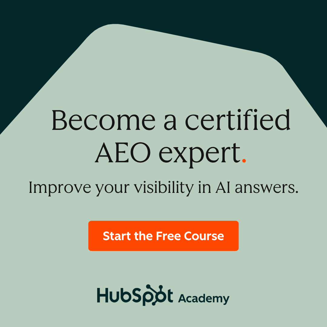 HubSpot Academy Facebook ad
