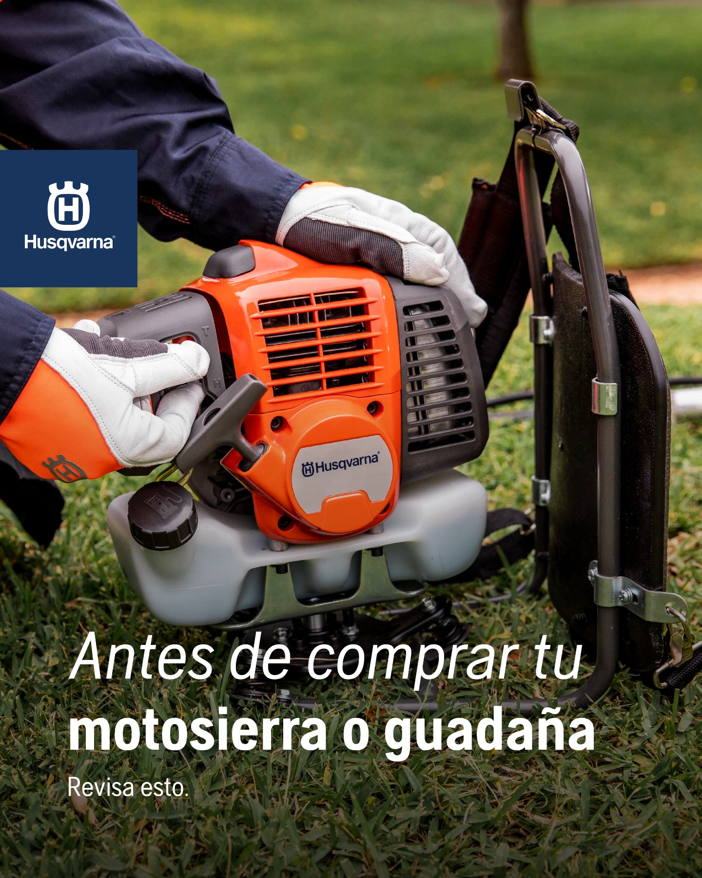 Husqvarna Colombia Facebook ad: Antes de comprar, es clave saber qué estás…