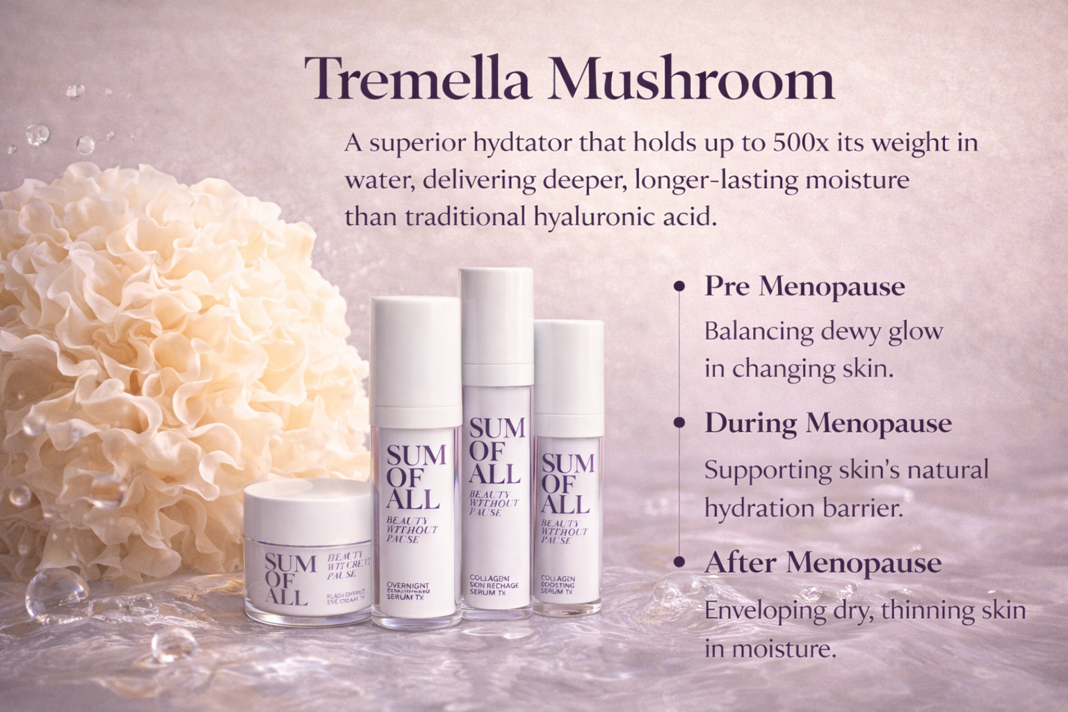 Sum Of All Beauty Facebook ad: Support Smoother & More Elastic Skin With ‘Collagen…
