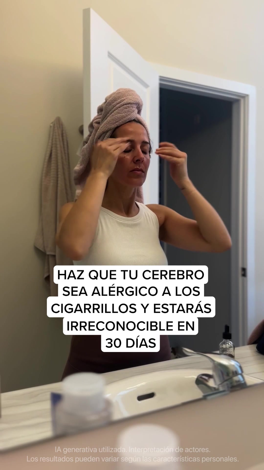 Hypnosis to Stop Smoking Facebook ad: Deja de fumar con la hipnoterapia
