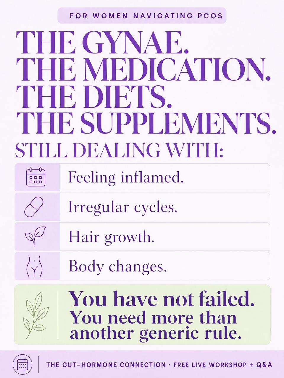 Level Up Natural Health and Performance Facebook ad: Join my free workshop