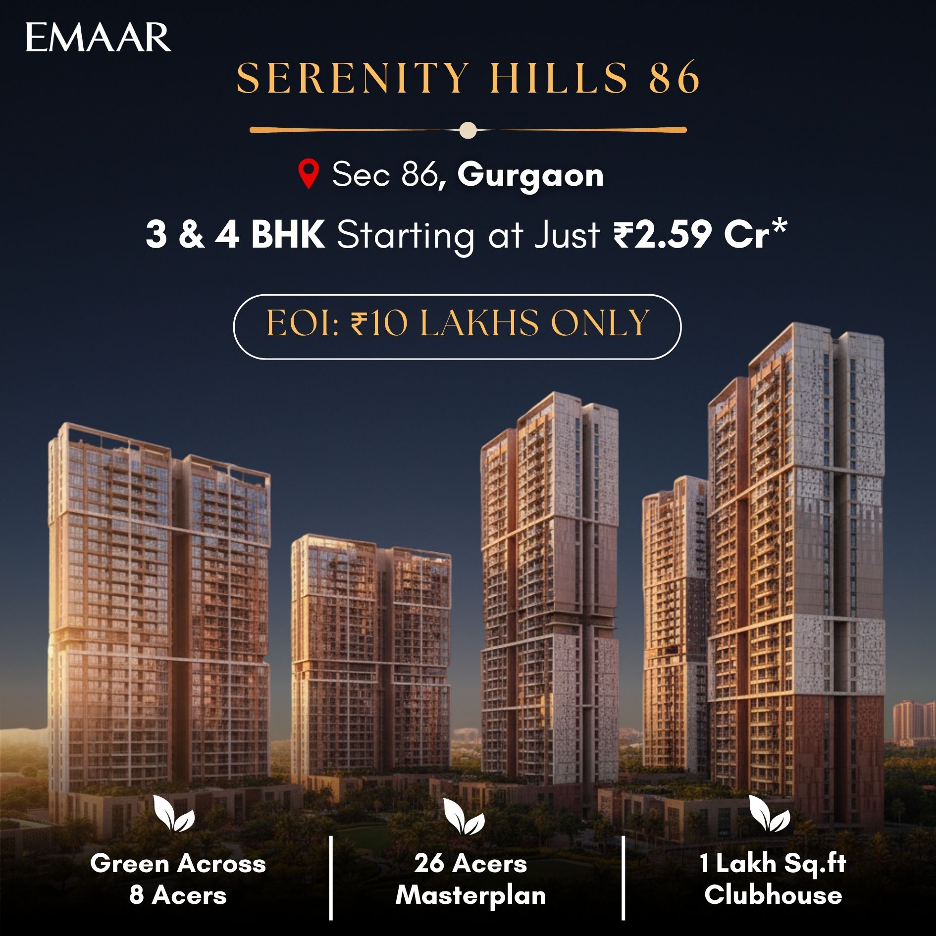 Emaar Projects In Gurugram Facebook ad