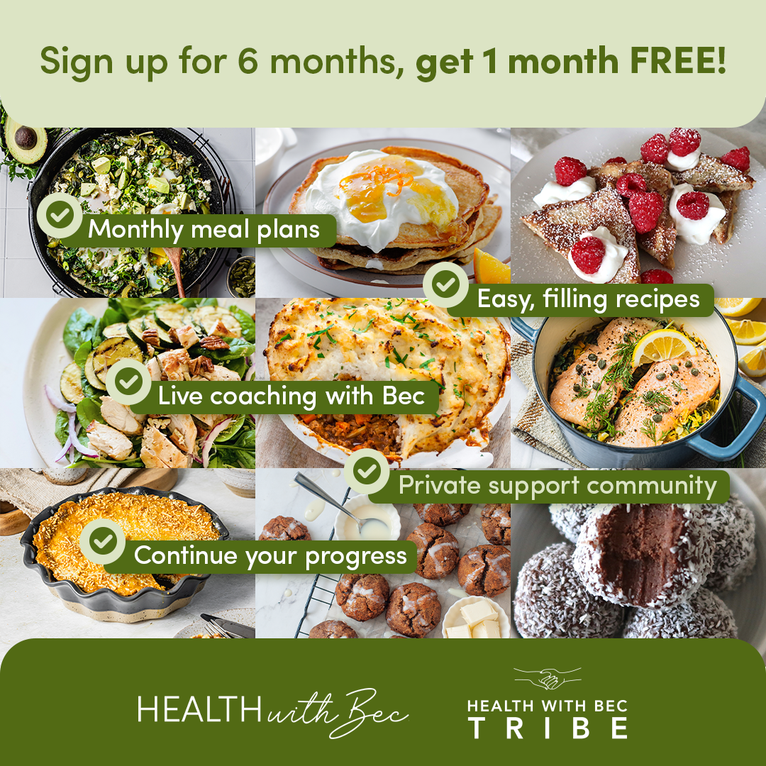 Health With Bec Facebook ad