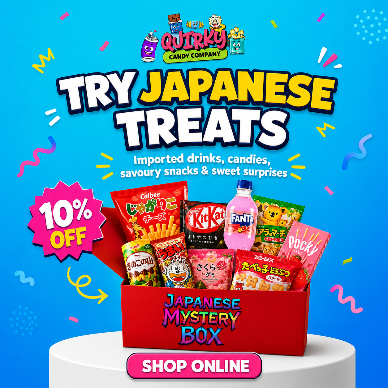 The Quirky Candy Company Facebook ad