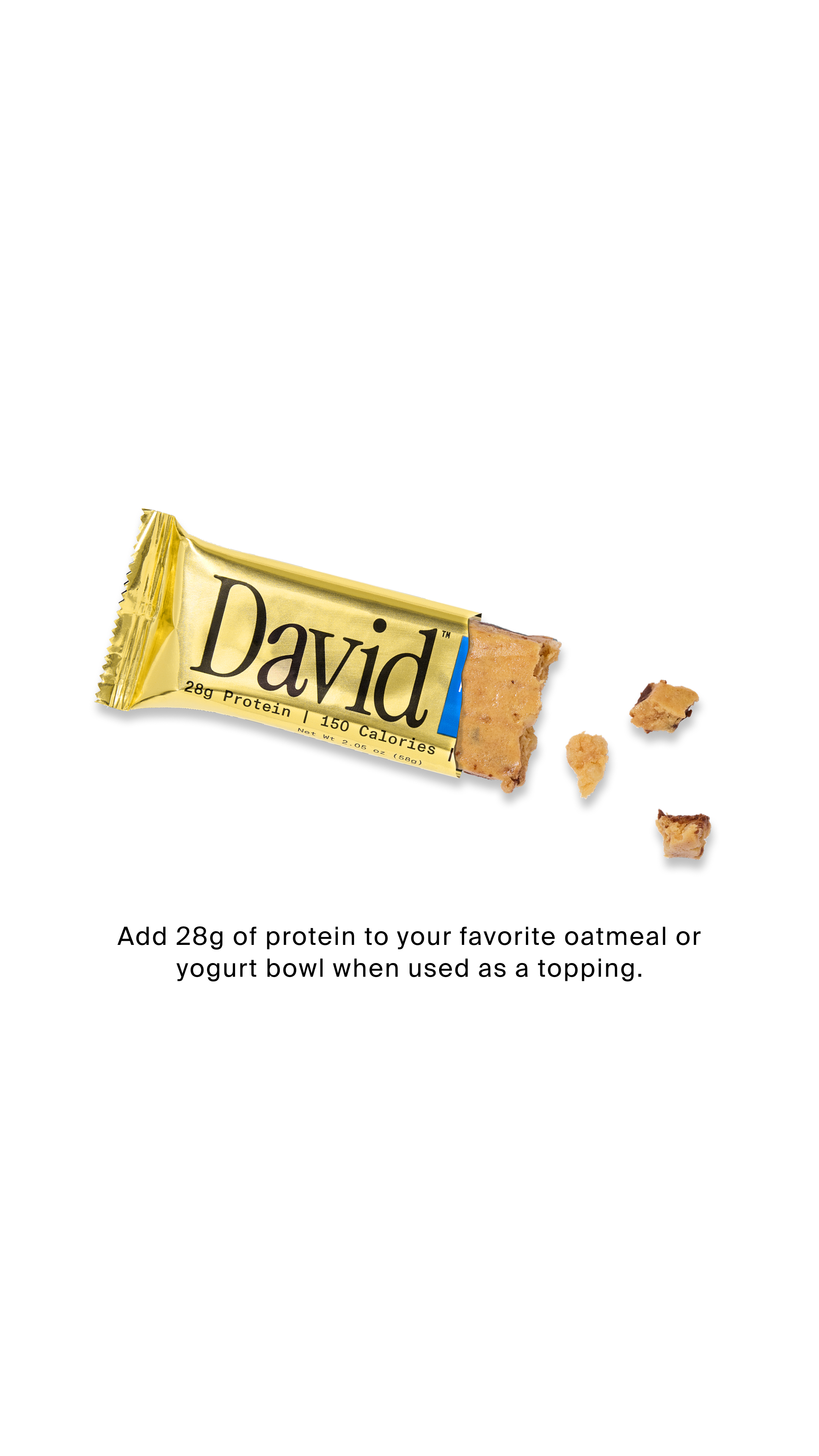 David Protein Facebook ad