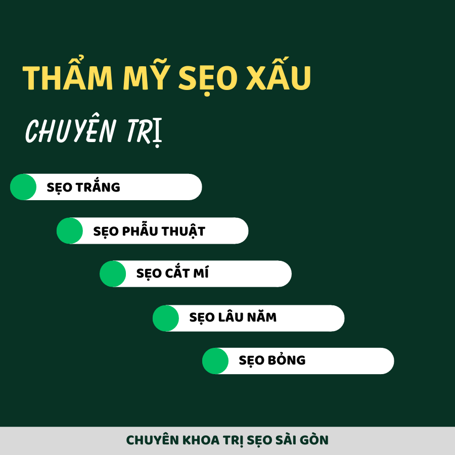 Trung Tâm Trị Sẹo Sài Gòn Facebook ad: XÓA SẸO hiệu quả chuẩn y khoa