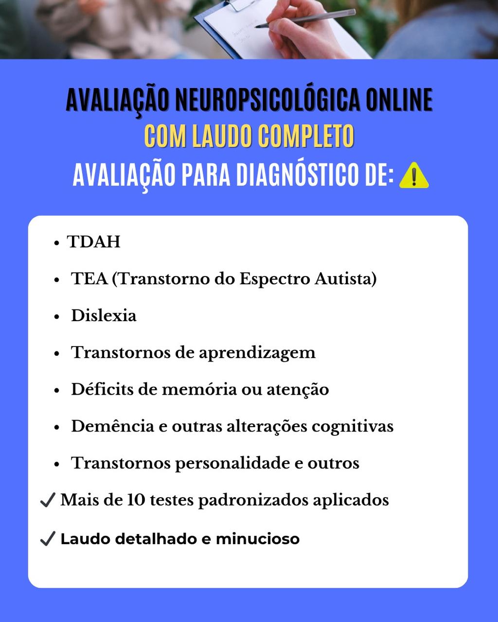 Psicólogo Jorge Miguel Brambilla Facebook ad: Avaliação Neuropsicológica, Online para todo o Brasil e…