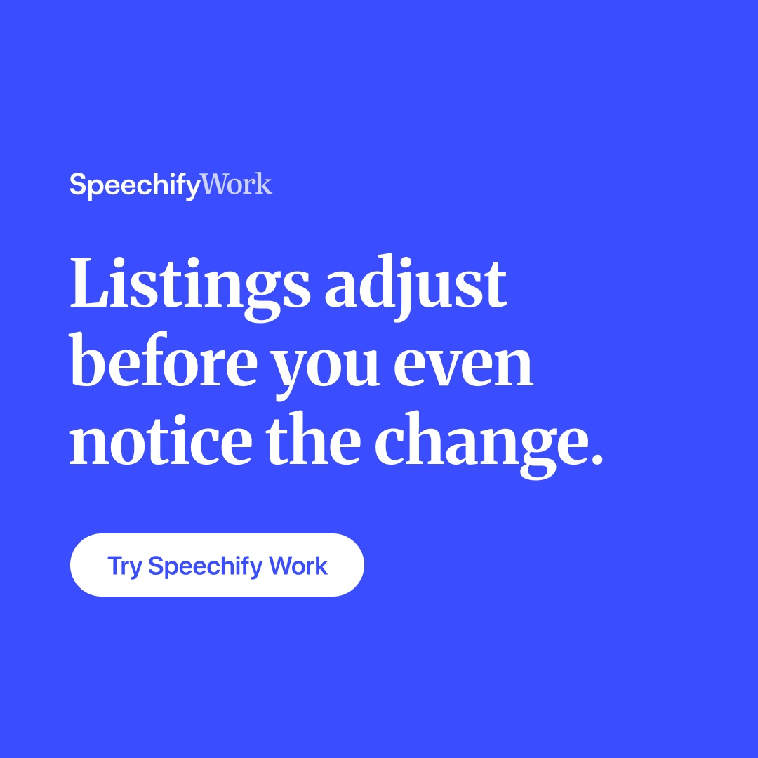 Speechify Work Facebook ad