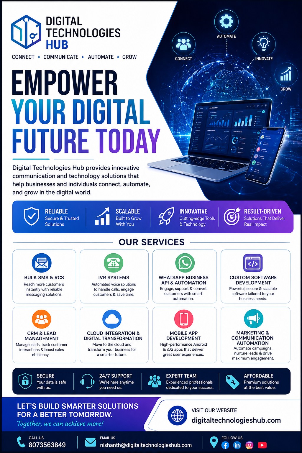 Digital Technologies Hub Facebook ad