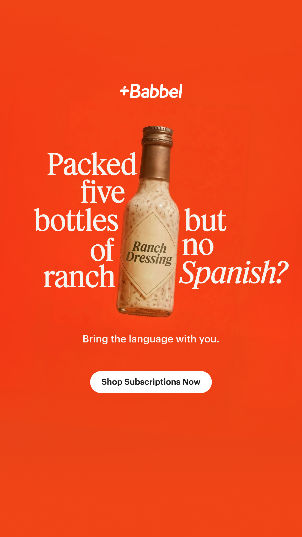 Babbel Facebook ad