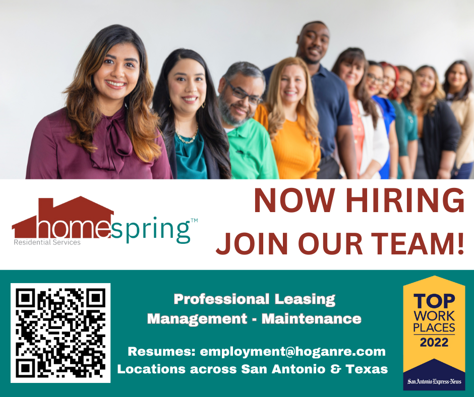 HomeSpring Residential Services Facebook ad: Now Hiring!