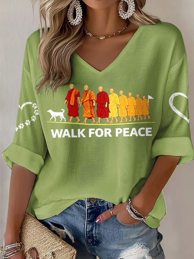 Lovepawspower Facebook ad: Walk for Peace
