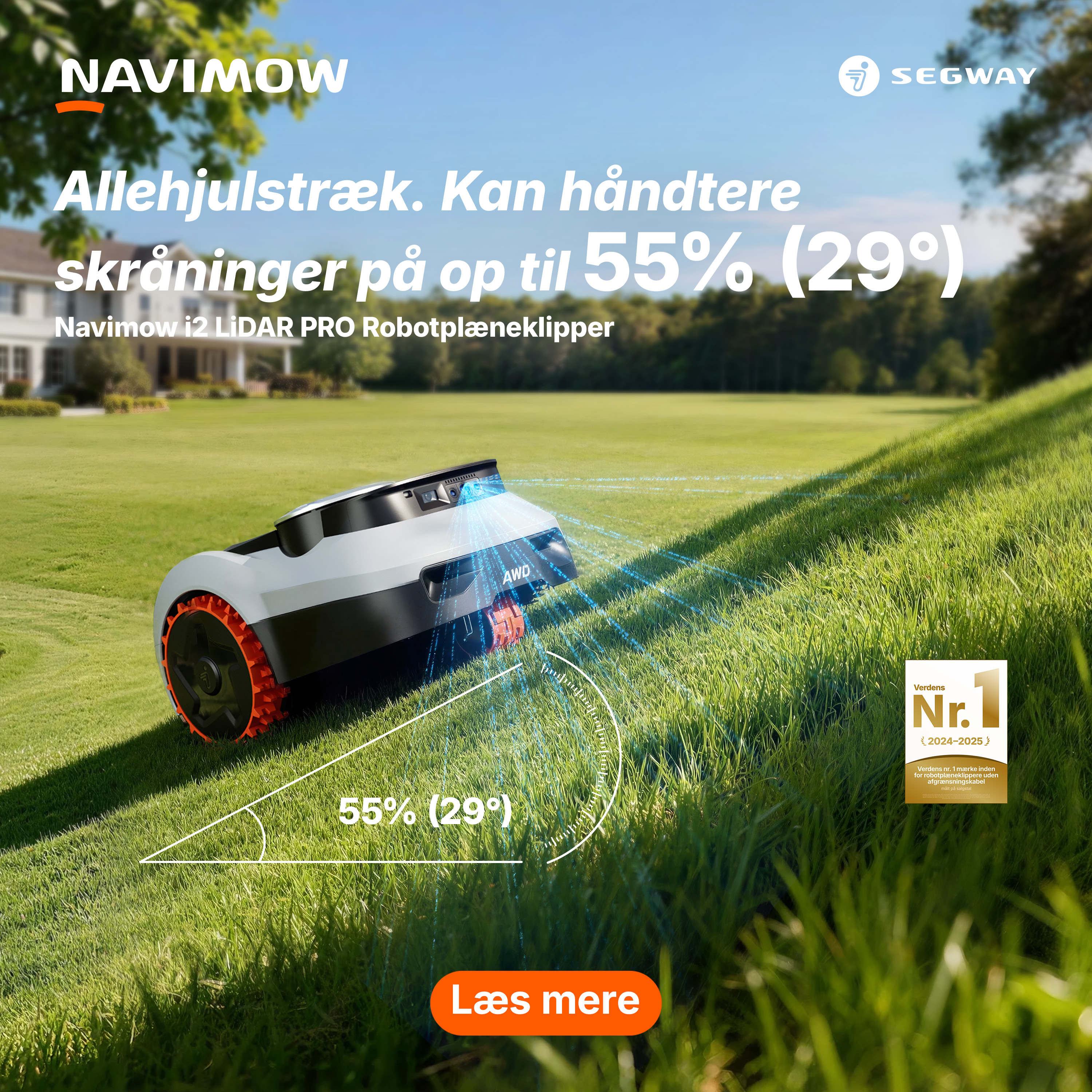 Segway Navimow Nordics Facebook ad from Jun 25, 2026