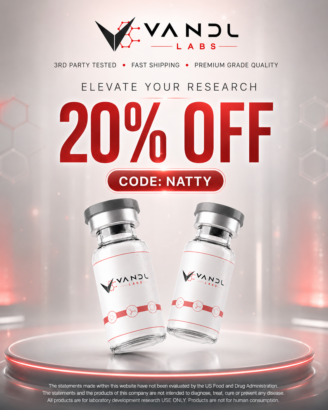 VANDL Facebook ad: Premium Grade Quality