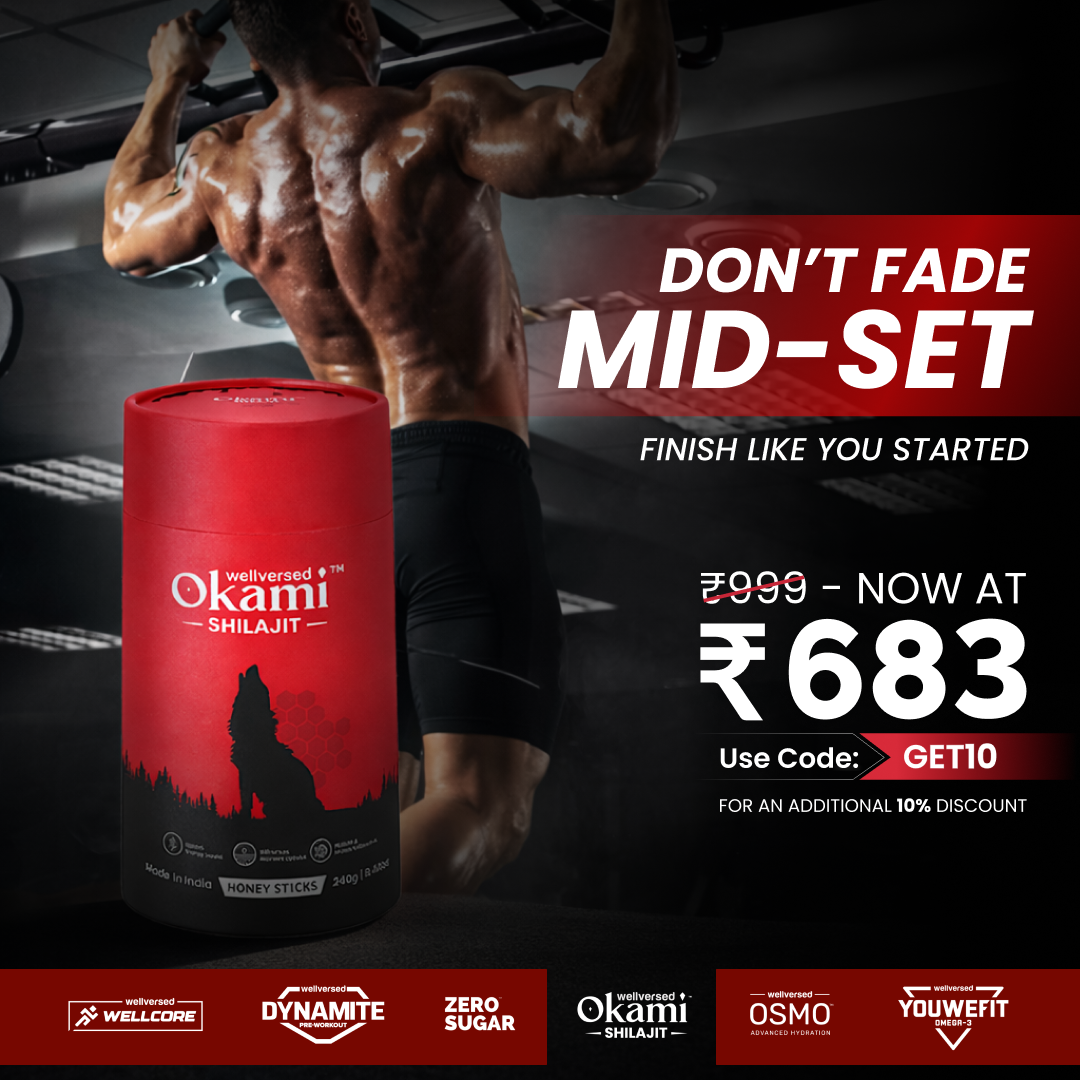 Okami - Wellversed Brand Facebook ad: Finish as you started