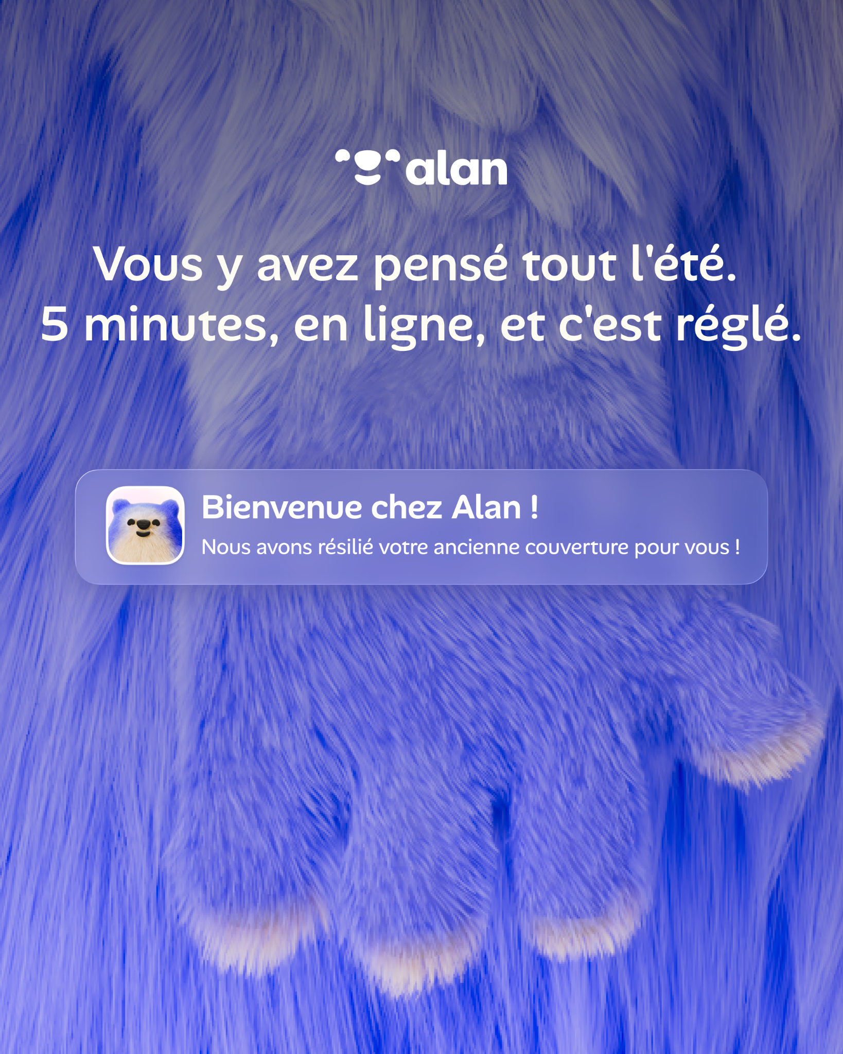 Alan Facebook ad: Rejoignez nos 1 000 000 membres