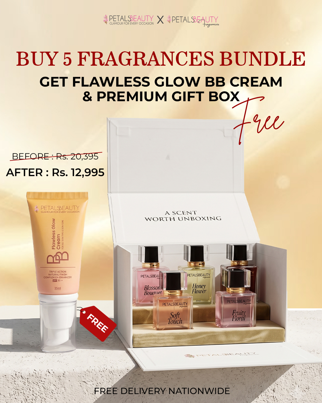 Petals Beauty Facebook ad