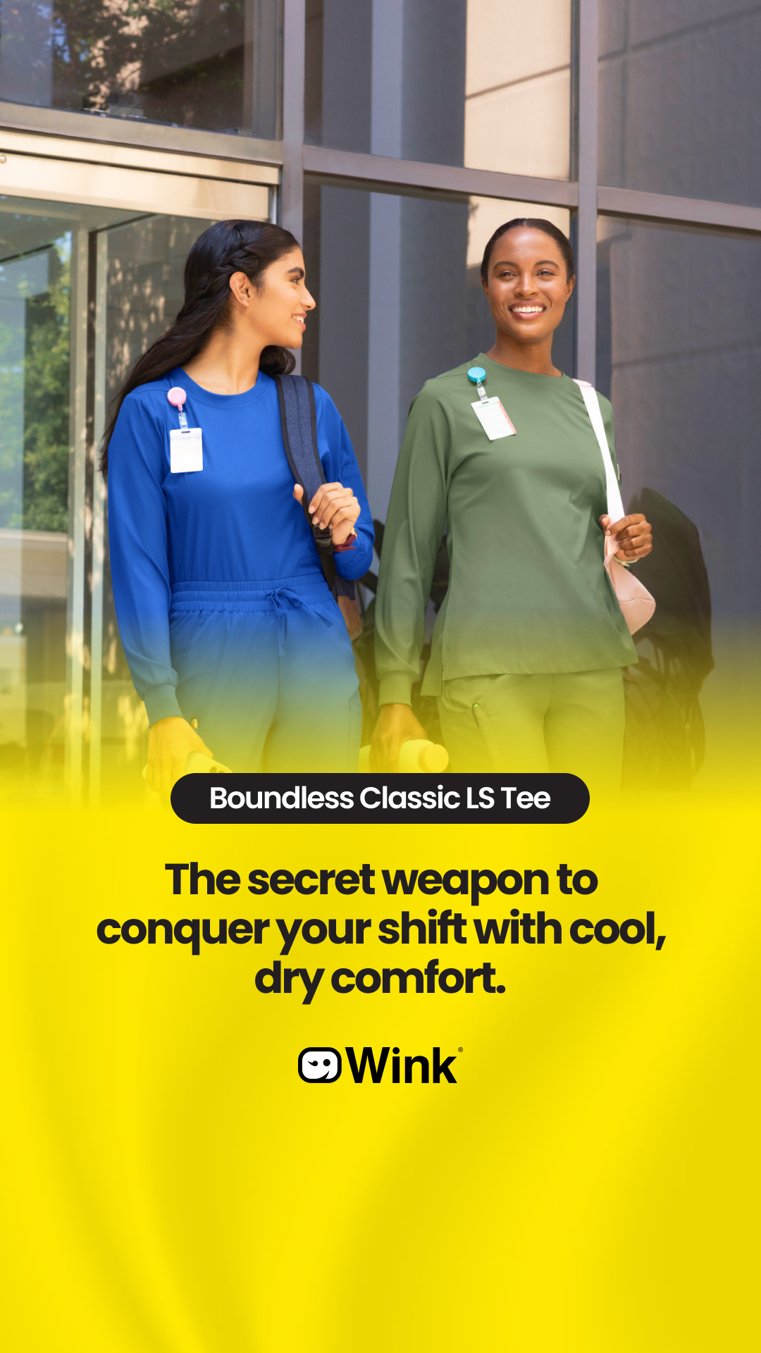 Wink Scrubs Facebook ad