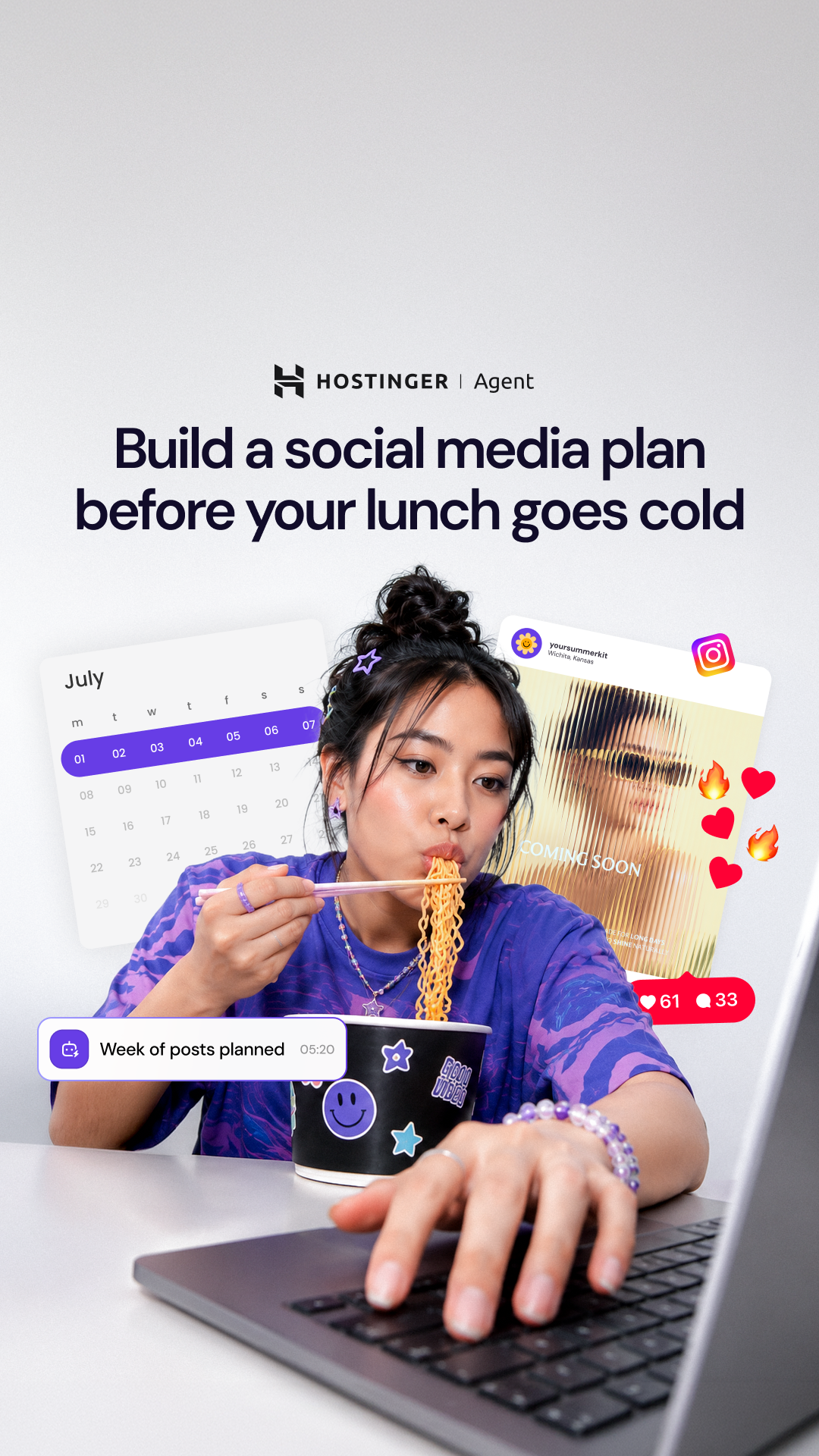 Hostinger Facebook ad: Hostinger Agents