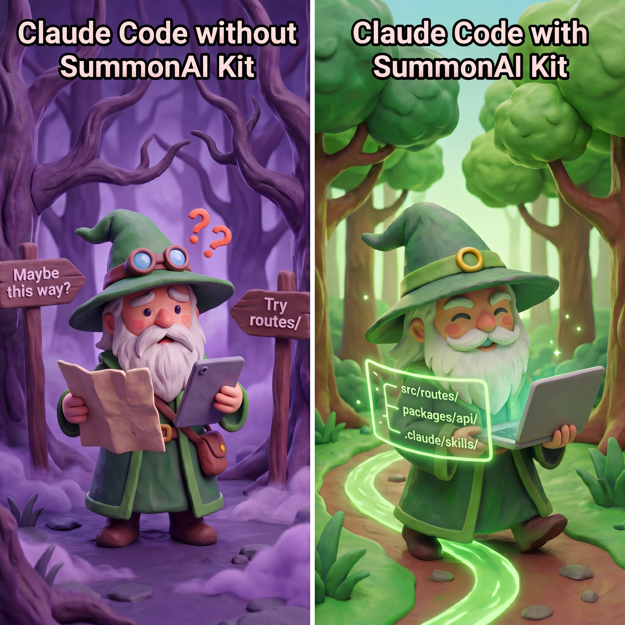 Summonai Facebook ad: Improve Claude Code in 3 minutes