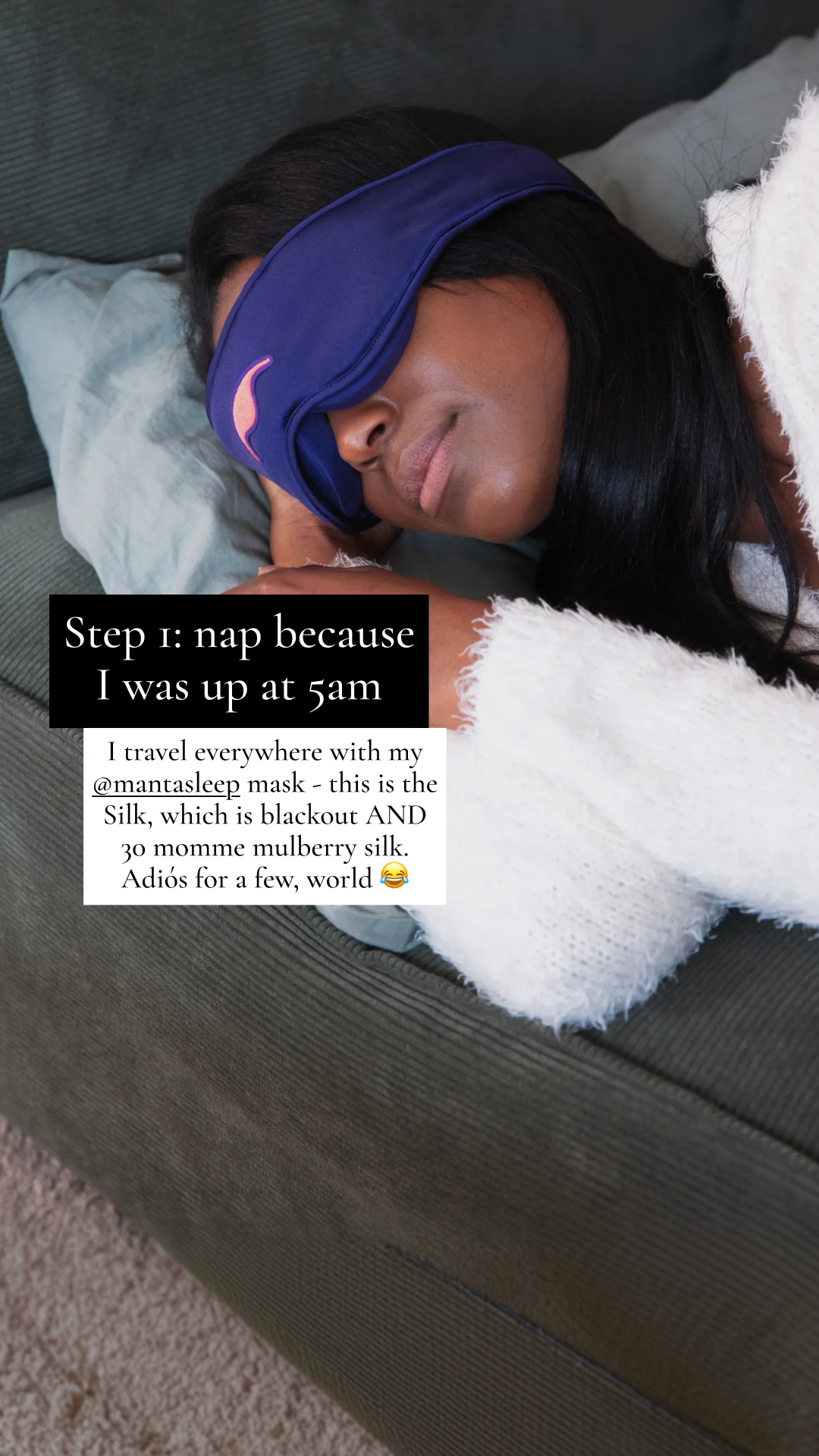 Manta Sleep Facebook ad