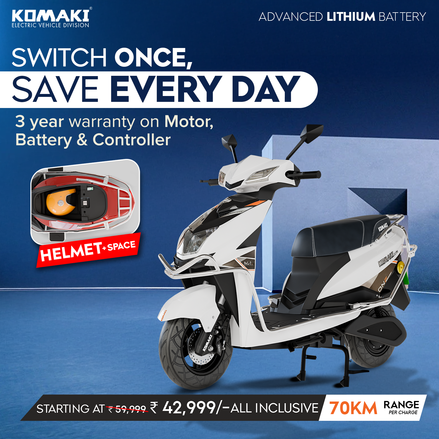Komaki X-ONE Facebook ad